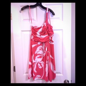 BCBG Max Azria One Shoulder Dress